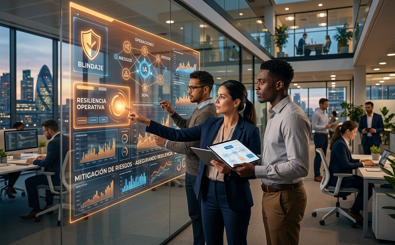 Blindaje Operativo Estratégico: Mitigando Riesgos y Asegurando la Resiliencia Empresarial con IA y SOPs
