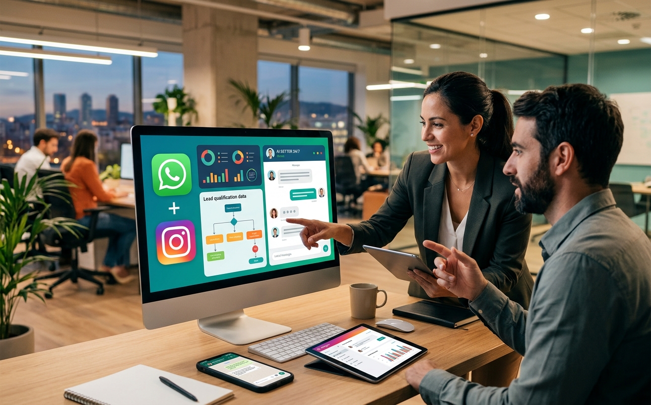 Click-to-WhatsApp e Instagram: Su Estrategia para Captar Leads Cualificados con AI Setters 24/7