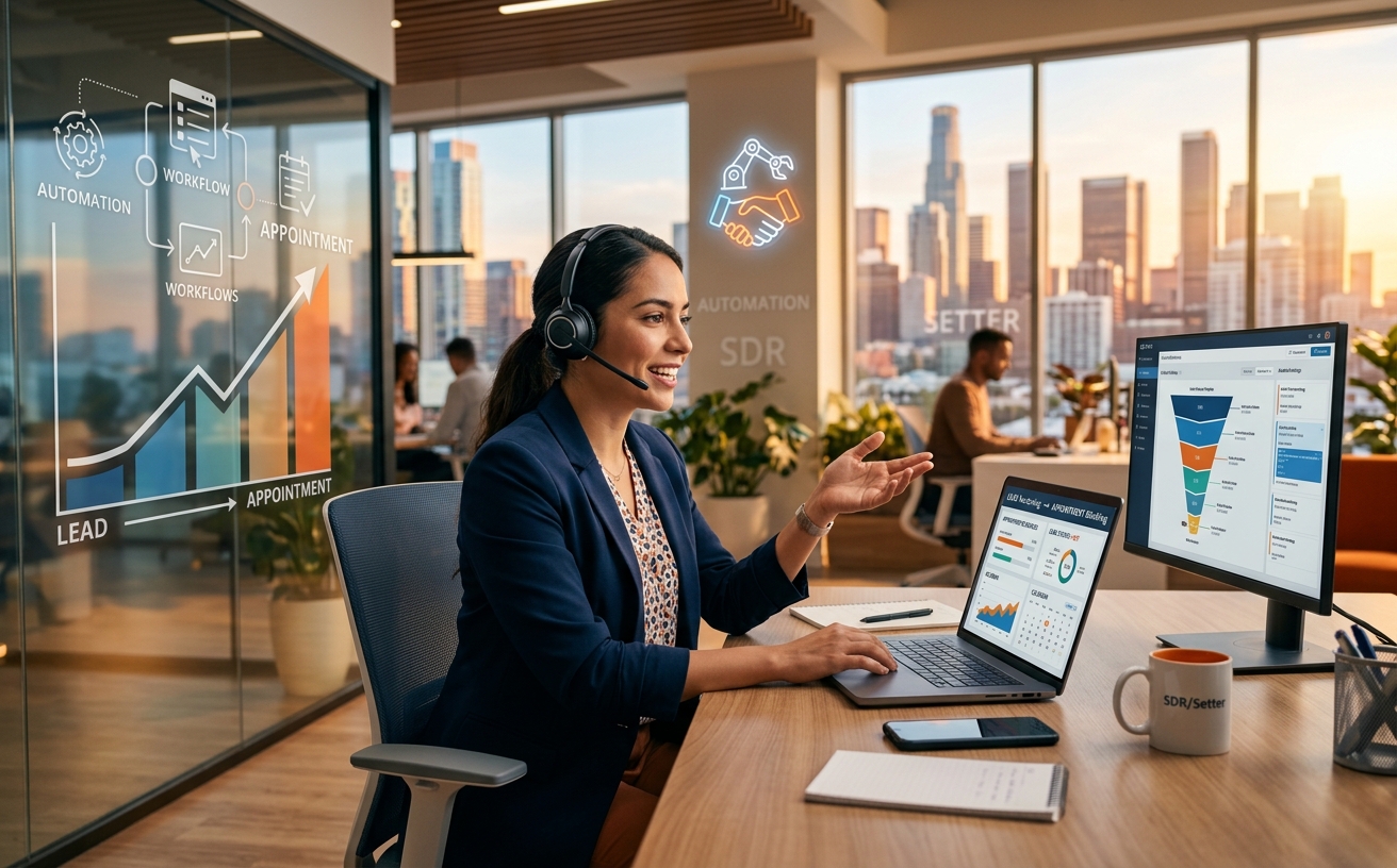 De Leads Fríos a Citas Agendadas: El Método del Empleado Digital SDR y Setter Autónomo