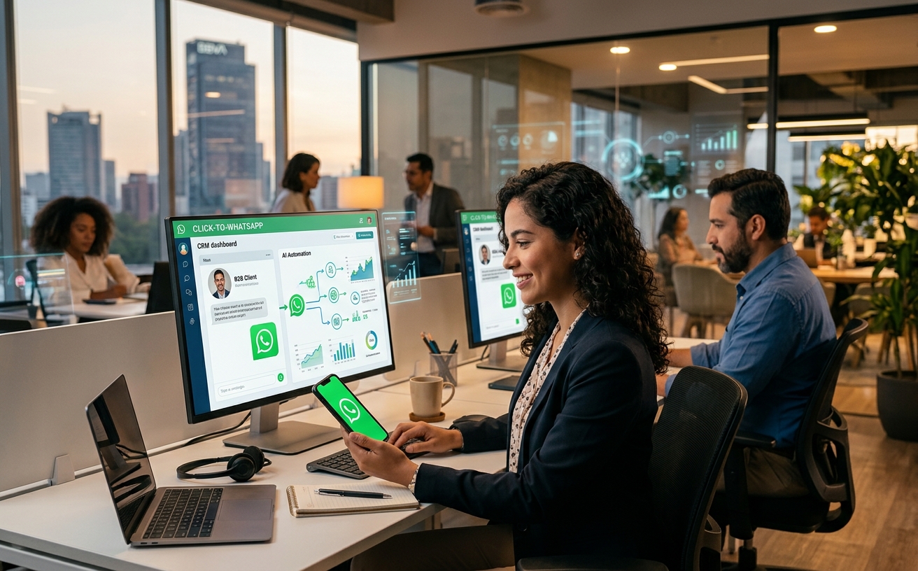 La Revolución Silenciosa: Cómo los AI SDRs y Click-to-WhatsApp están Remodelando las Ventas B2B en LATAM