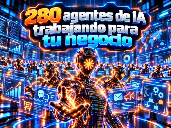 ¡280 agentes de IA especializados y gratis!